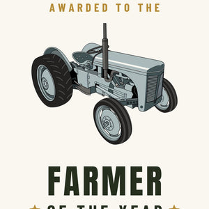 Furrow & Fields Greeting Card Farmer of the Year Ferguson TE 20 | Greeting Card Quality Farmers Merch