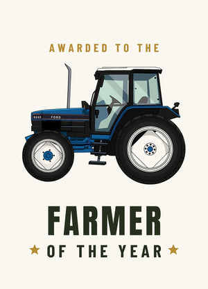 Furrow & Fields Greeting Card Farmer of the Year Ford 6640 | Greeting Card Quality Farmers Merch