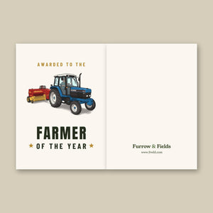 Furrow & Fields Greeting Card Farmer of the Year Ford 6640 SLE | Greeting Card Quality Farmers Merch