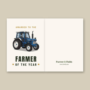 Furrow & Fields Greeting Card Farmer of the Year Ford 7610 | Greeting Card Quality Farmers Merch