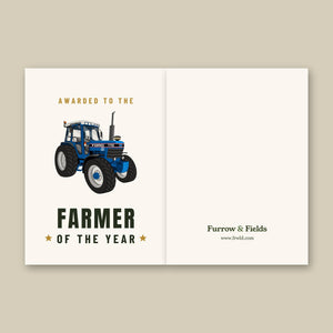 Furrow & Fields Greeting Card Farmer of the Year Ford 7710 | Greeting Card Quality Farmers Merch