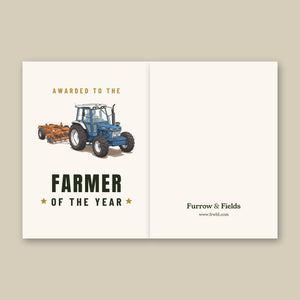 Furrow & Fields Greeting Card Farmer of the Year Ford 7810 Generation III | Greeting Card Quality Farmers Merch