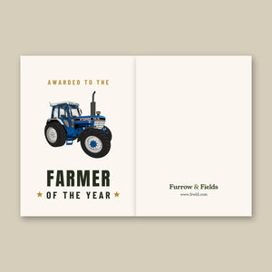 Furrow & Fields Greeting Card Farmer of the Year Ford TW 15 | Greeting Card Quality Farmers Merch