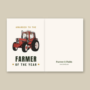 Furrow & Fields Greeting Card Farmer of the Year International 885 XL 4WD | Greeting Card Quality Farmers Merch