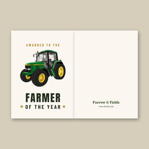 Furrow & Fields Greeting Card Farmer of the Year John Deere 6800 | Greeting Card Quality Farmers Merch