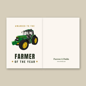 Furrow & Fields Greeting Card Farmer of the Year John Deere 6900 | Greeting Card Quality Farmers Merch