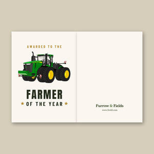 Furrow & Fields Greeting Card Farmer of the Year John Deere 9R 640 | Greeting Card Quality Farmers Merch
