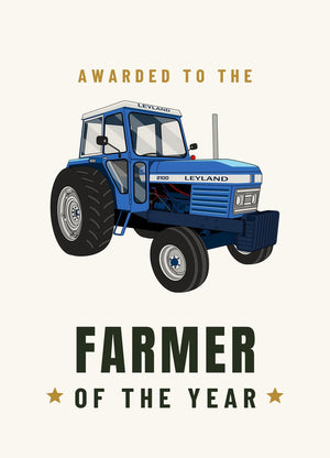 Furrow & Fields Greeting Card Farmer of the Year Leyland 2100 | Greeting Card Quality Farmers Merch