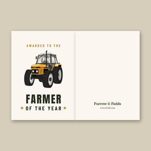 Furrow & Fields Greeting Card Farmer of the Year Marshall 804 | Greeting Card Quality Farmers Merch