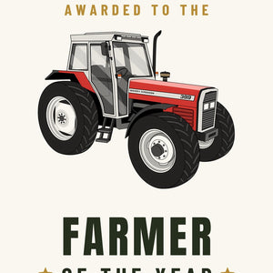 Furrow & Fields Greeting Card Farmer of the Year Massey Ferguson 399 | Greeting Card Quality Farmers Merch