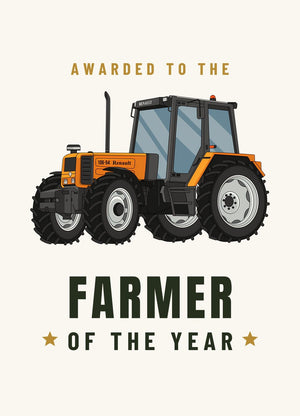 Furrow & Fields Greeting Card Farmer of the Year Renault 106-54 | Greeting Card Quality Farmers Merch
