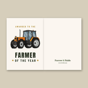 Furrow & Fields Greeting Card Farmer of the Year Renault 106-54 | Greeting Card Quality Farmers Merch