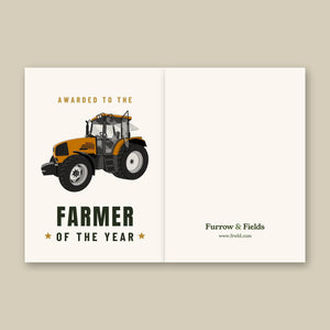 Furrow & Fields Greeting Card Farmer of the Year Renault 620 RZ | Greeting Card Quality Farmers Merch