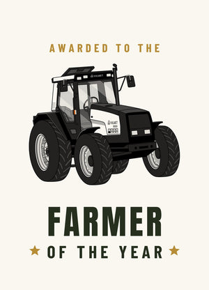 Furrow & Fields Greeting Card Farmer of the Year Valmet Mega 8600 | Greeting Card Quality Farmers Merch