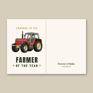 Furrow & Fields Greeting Card Farmer of the Year Zetor 12045 | Greeting Card Quality Farmers Merch