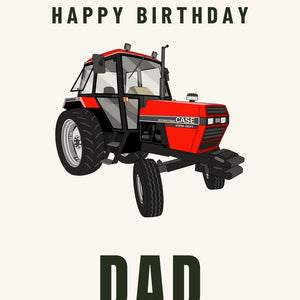 Furrow & Fields Greeting Card Happy Birthday Dad Case 1494 | Greeting Card Quality Farmers Merch