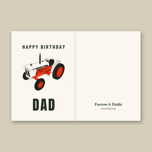 Furrow & Fields Greeting Card Happy Birthday Dad Case David Brown 995 | Greeting Card Quality Farmers Merch
