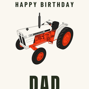 Furrow & Fields Greeting Card Happy Birthday Dad Case David Brown 995 | Greeting Card Quality Farmers Merch
