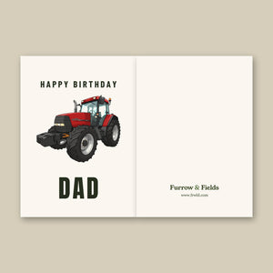 Furrow & Fields Greeting Card Happy Birthday Dad Case MX 135 | Greeting Card Quality Farmers Merch