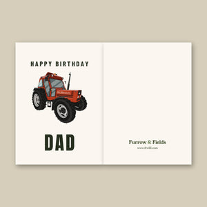 Furrow & Fields Greeting Card Happy Birthday Dad Fiat 110-90 | Greeting Card Quality Farmers Merch