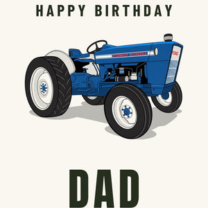 Furrow & Fields Greeting Card Happy Birthday Dad Ford 2000 | Greeting Card Quality Farmers Merch