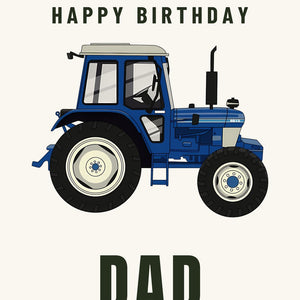 Furrow & Fields Greeting Card Happy Birthday Dad Ford 6610 | Greeting Card Quality Farmers Merch