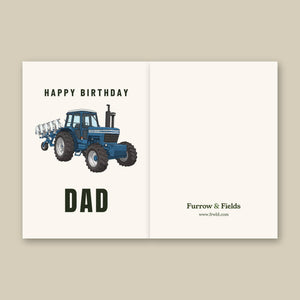 Furrow & Fields Greeting Card Happy Birthday Dad Ford 9700 Cartoon | Greeting Card Quality Farmers Merch