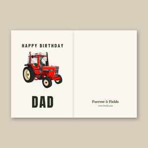 Furrow & Fields Greeting Card Happy Birthday Dad International 785 XL | Greeting Card Quality Farmers Merch