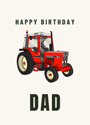 Furrow & Fields Greeting Card Happy Birthday Dad International 785 XL | Greeting Card Quality Farmers Merch
