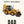 Furrow & Fields Greeting Card Happy Birthday Dad JCB 3CX Sitemaster Plus Cartoon | Greeting Card Quality Farmers Merch