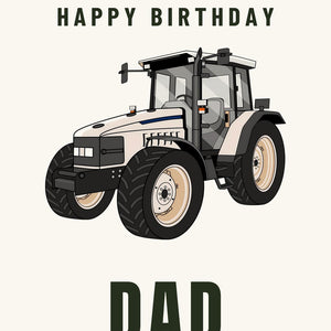 Furrow & Fields Greeting Card Happy Birthday Dad Lamborghini 1060 | Greeting Card Quality Farmers Merch