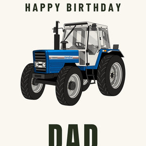 Furrow & Fields Greeting Card Happy Birthday Dad Landini 13000 | Greeting Card Quality Farmers Merch