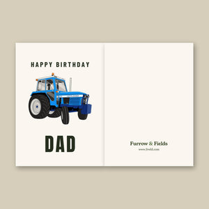 Furrow & Fields Greeting Card Happy Birthday Dad Leyland 272 | Greeting Card Quality Farmers Merch