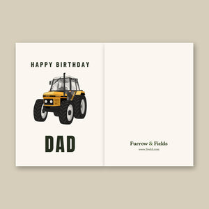 Furrow & Fields Greeting Card Happy Birthday Dad Marshall 804 | Greeting Card Quality Farmers Merch