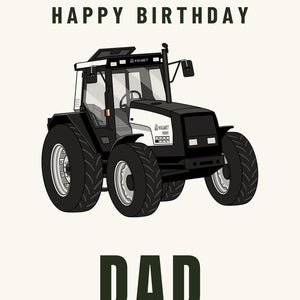 Furrow & Fields Greeting Card Happy Birthday Dad Valmet Mega 8600 | Greeting Card Quality Farmers Merch
