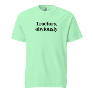 Furrow & Fields Island Reef / S Tractors, Obviously | Unisex Premium T-shirt Quality Farmers Merch