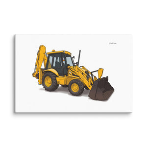 Furrow & Fields JCB 3CX Sitemaster Plus | Canvas Quality Farmers Merch
