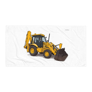 Furrow & Fields JCB 3CX Sitemaster Plus | Beach Towel Quality Farmers Merch