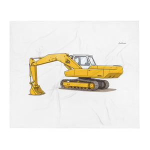 Furrow & Fields JCB 806 | Throw Blanket Quality Farmers Merch