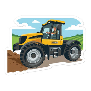 Furrow & Fields JCB Fastrac 3190 | Bubble-free stickers Quality Farmers Merch
