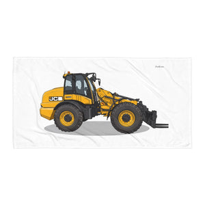 Furrow & Fields JCB TM420 | Beach Towel Quality Farmers Merch