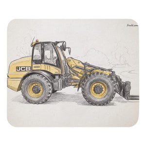 Furrow & Fields JCB TM420 Pencil Sketch | Mouse Mat Quality Farmers Merch