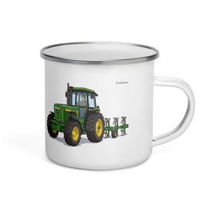 Furrow & Fields John Deere 4350 Illustration | Enamel Mug Quality Farmers Merch