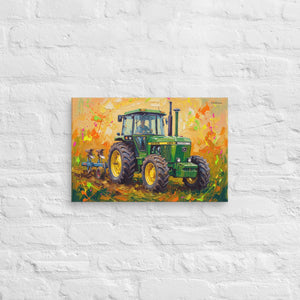Furrow & Fields John Deere 4350 Splash Art | Canvas Quality Farmers Merch