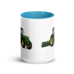 Furrow & Fields John Deere 4955 Illustration | 15 oz Mug with Color Inside Quality Farmers Merch