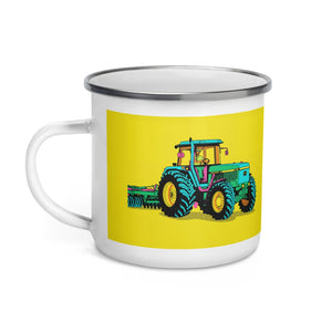 Furrow & Fields John Deere 4955 Pop Art | Enamel Mug Quality Farmers Merch