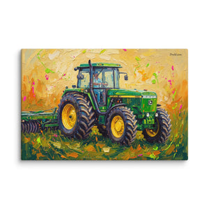 Furrow & Fields John Deere 4955 Splash Art | Canvas Quality Farmers Merch