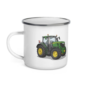 Furrow & Fields John Deere 6R 250 | Enamel Mug Quality Farmers Merch