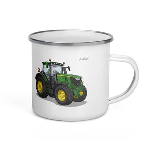 Furrow & Fields John Deere 6R 250 | Enamel Mug Quality Farmers Merch