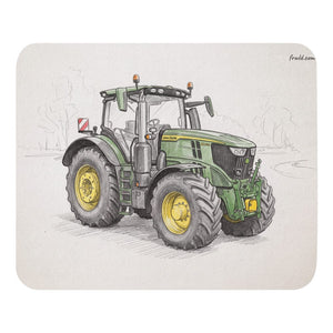 Furrow & Fields John Deere 6R 250 Pencil Sketch | Mouse Mat Quality Farmers Merch